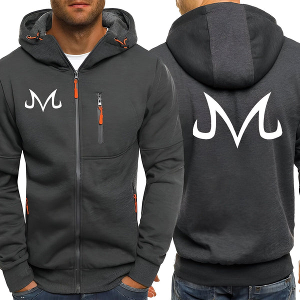 Un homme porte un sweat à capuche gris avec le symbole de Majin Vegeta de Dragon Ball Z sur la poitrine et dans le dos.,SW-7818378316,SW-0252986512,SW-1816971510,SW-383359361X,SW-4387422823,SW-0486424936,SW-3390105689,SW-2774097010,SW-8928631076,SW-251044851X,SW-4764336707,SW-6170175656,SW-6651348612,SW-5951900115,SW-3458267417
