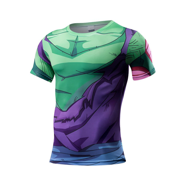 Le t-shirt représente le personnage de Piccolo dans Dragon Ball Z. Il est vêtu de son costume de combat et a les cheveux longs.,T--787448925X,T--9382434852,T--4409021451,T--467069426X,T--5458765761,T--1957631724,T--8001447537