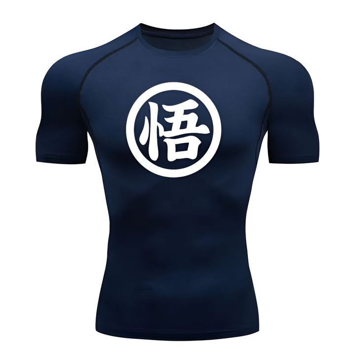 Le t-shirt bleu marine présente un symbole blanc de la série animée japonaise Dragon Ball Z.,T--405898192X,T--884554799X,T--1773875582,T--4905252245,T--5776689368,T--2850883107,T--3160342859,T--1688996621,T--8410831406,T--3456089120,T--4746782857,T--0050339664,T--8187438347,T--784556429X,T--3589264683,T--5334137971,T--5735924699,T--6074884897,T--3325473628,T--4336337306,T--1309726736,T--2830077113,T--7580597004,T--4367571408,T--6816327926,T--0846252333,T--9254100633,T--7367776452,T--8042175981,T--4882298562