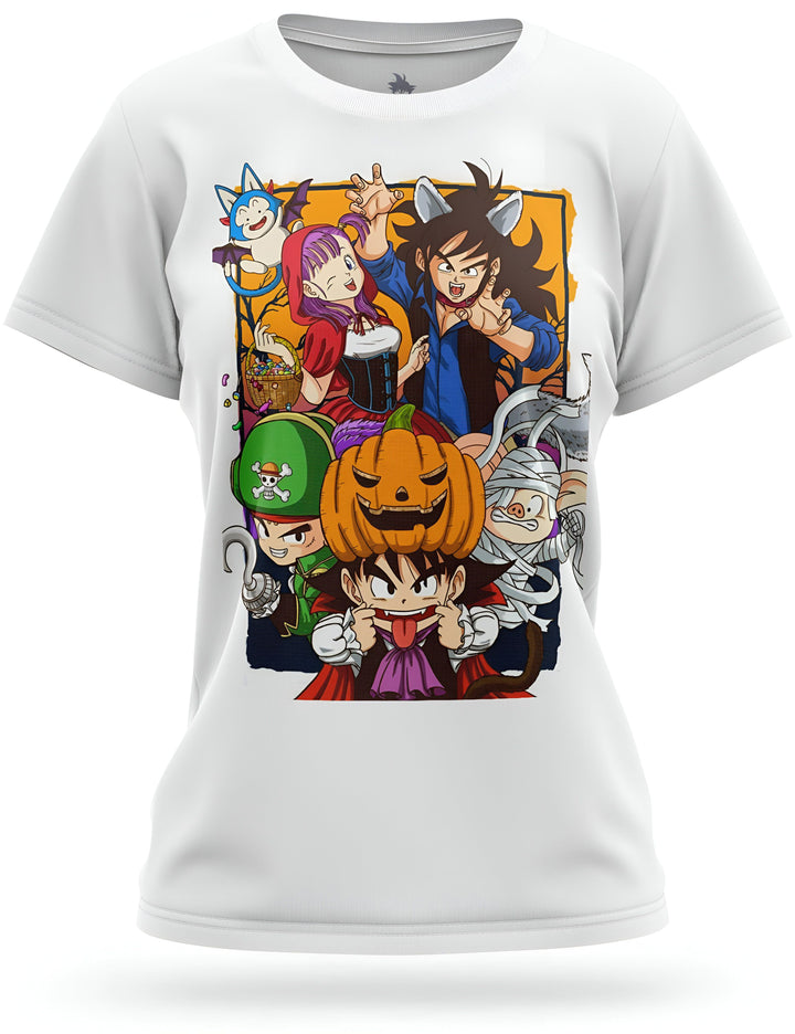 Une image de Son Goku, Vegeta, Bulma, Piccolo, Nami et Chopper déguisés pour Halloween.,T--0150273223,T--1997869810,T--4984039876,T--4180285398,T--8982541314,T--1535716754