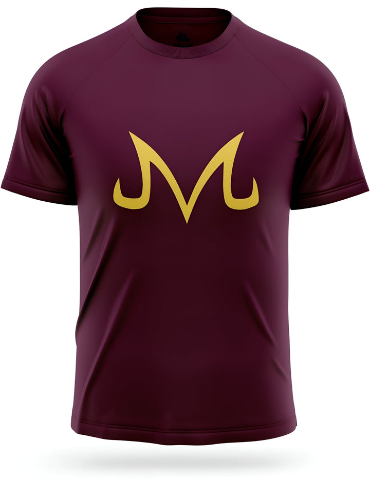 Un t-shirt bordeaux avec le symbole de Majin Vegeta en doré.,T--1617031712,T--4972664169,T--6916603895,T--2062925441,T--8180153878,T--7837821645,T--9276986227,T--6670390777,T--1405682701,T--873095553X,T--4529919722,T--3449009648,T--1713365006,T--0745960081,T--1298159814,T--461400167X,T--2621306217,T--2604968541,T--0969305060,T--3133543342,T--2963365004,T--7260248629