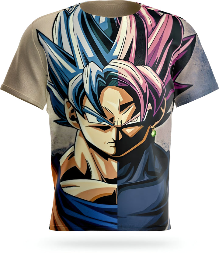 Une image de Son Goku, un personnage de la série animée Dragon Ball. Il est représenté avec les cheveux bleus et roses et porte une combinaison bleue et orange.,T--2304128742,T--4374296123,T--3747562809,T--7551981004,T--4915184455,T--3829723202,T--021688540X,T--4607797537,T--3321797496