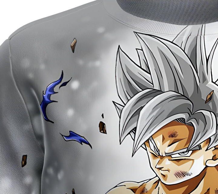 Une image de Son Goku, un personnage de la série animée Dragon Ball Super. Il est représenté en train de se transformer en Super Saiyan God.,T--8893932504,T--2002964750,T--725445090X,T--1411166728,T--971025782X,T--853038895X,T--7533197542,T--8534217955,T--2639902318
