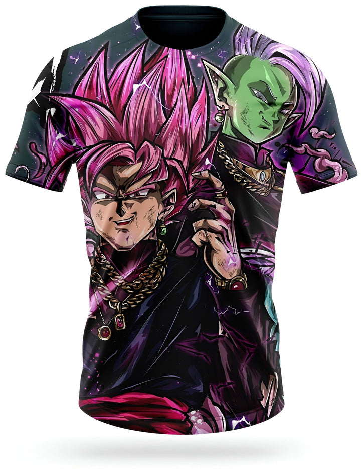 Une image de Son Goku et de Zamasu fusionnés en un seul personnage. Il a les cheveux roses et la peau foncée. Il porte une tenue noire et violette. Il est entouré d'un aura violette.,T--8919618291,T--5971105442,T--4360256450,T--0306101254,T--3085545212,T--9717619530,T--1616023872,T--3025518316,T--4481384883,T--1025556402,T--9533618582,T--1166729370,T--1317680189,T--0856074187