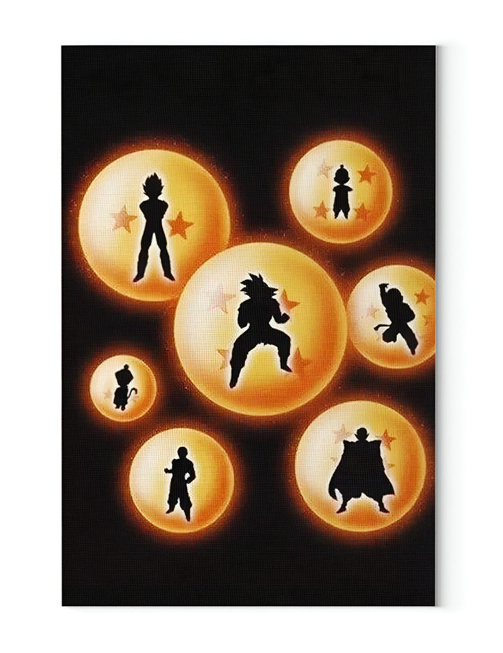 L'image représente les 7 boules de cristal avec les personnages de la série Dragon Ball Z.,TA-0236914413,TA-5859166249,TA-748215731X,TA-1139846647