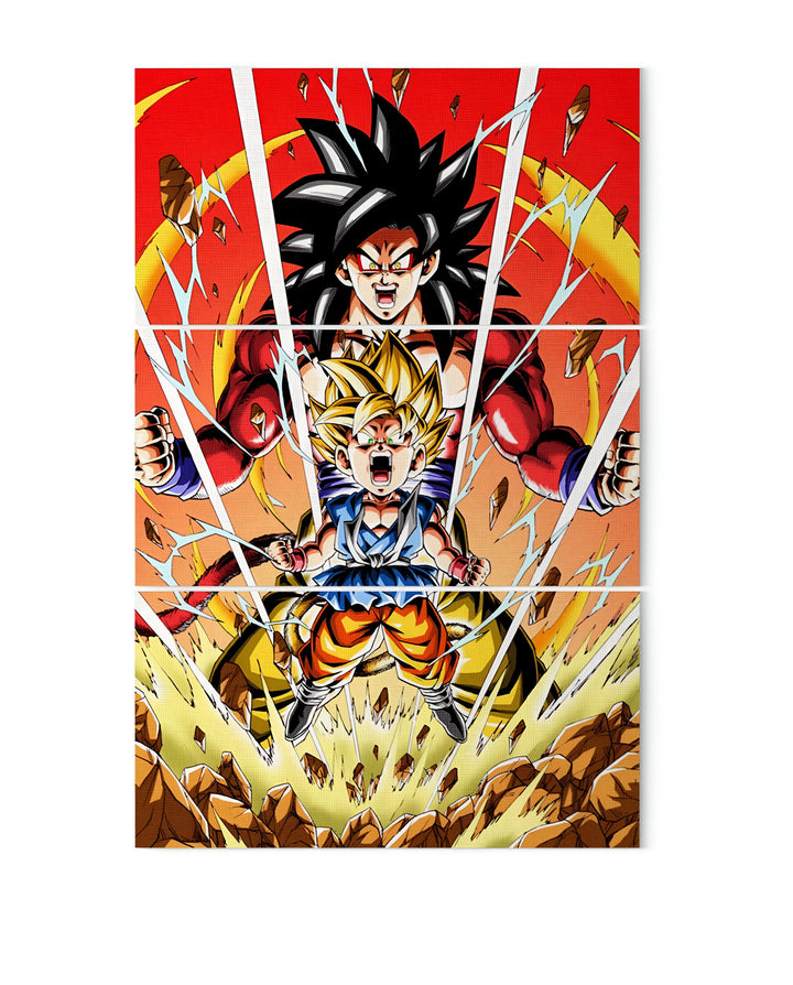 Une image de Son Goku et de son fils Son Gohan en train de se battre.,TA-9994457209,TA-8702828707,TA-1849276099,TA-1963197887,TA-5539213777,TA-8534989109,TA-3469014566,TA-1900188910