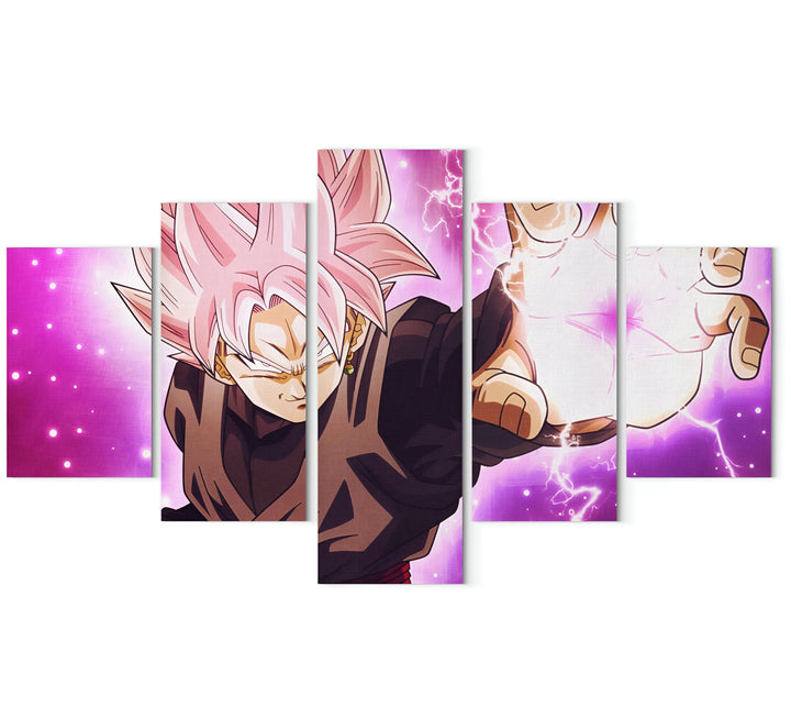 Une image de Son Goku, un personnage de la série Dragon Ball. Il est représenté avec les cheveux roses et les yeux bleus, et il est en train de charger une attaque énergétique rose.,TA-9423425313,TA-0600816575,TA-1978704453,TA-395836845X,TA-7537097224,TA-6669715307,TA-8171082777,TA-8691278978
