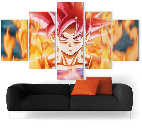 Une image de Son Goku, un personnage de la série animée Dragon Ball Z. Il est représenté en train de se transformer en Super Saiyan 3, avec ses cheveux qui deviennent rouges et ses yeux qui deviennent verts. Il est entouré d'un feu ardent.,TA-6388551033,TA-631712261X,TA-5464399003,TA-0308336437,TA-8306880668,TA-8107745396,TA-444836495X,TA-5283616088