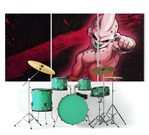 Une image de trois panneaux d'un personnage de dessin animé rose et musclé, pointant du doigt vers le spectateur. Il y a une batterie verte et argentée devant le personnage.,TA-6133981229,TA-6135704281,TA-5793926690,TA-2868962971,TA-6884091290,TA-7094084404