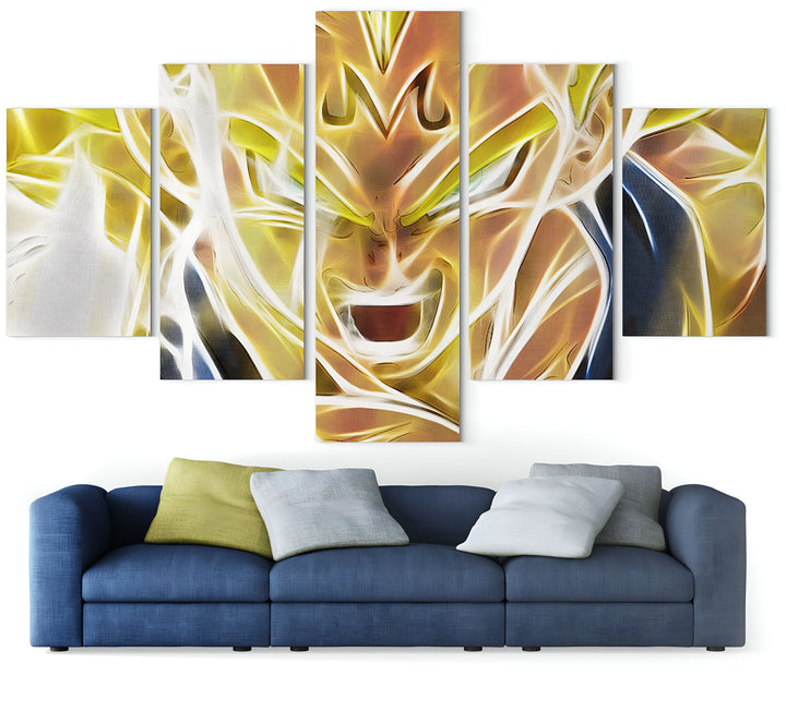 Une image de Son Goku, un personnage de la série animée Dragon Ball Z. Il est représenté en train de se transformer en Super Saiyan, avec les cheveux jaunes et les yeux bleus. Il est entouré d'une aura jaune et blanche.,TA-8236523896,TA-0821054384,TA-9151250551,TA-3325597432,TA-1038054044,TA-2293638359,TA-857313139X,TA-8355350634