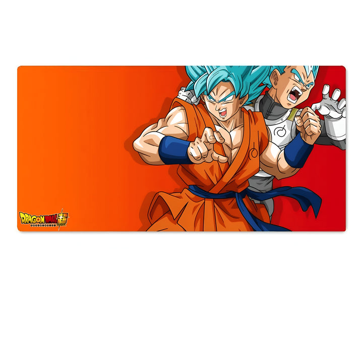 Une image de Son Goku et Vegeta, deux personnages de l'anime Dragon Ball Super. Goku est un Saiyan, une race extraterrestre guerrière, et Vegeta est un prince Saiyan. Ils sont tous deux très puissants et s'entraînent constamment pour devenir encore plus forts.,TA-7032092918