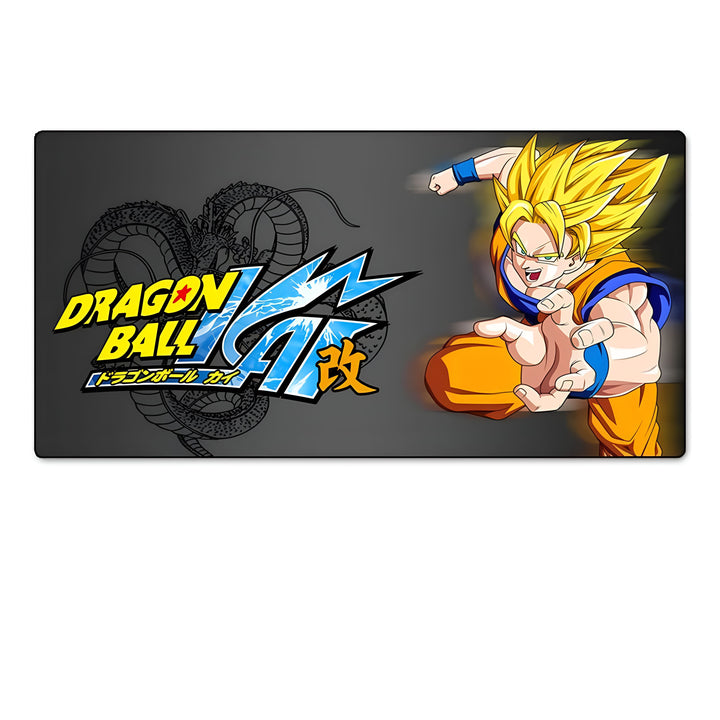 Tapis de souris de jeu Dragon Ball Z, avec Son Goku en train de se battre contre un dragon.,TA-6308503576