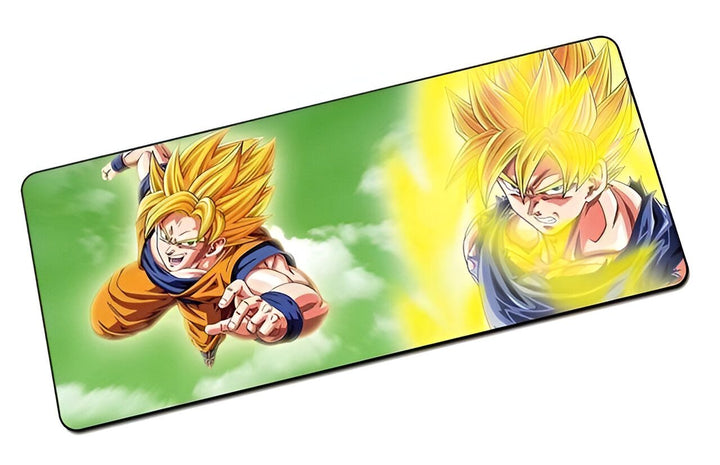 tapis de souris personnalisé avec Son Goku, un personnage de la série animée Dragon Ball Z.,TA-5679613565