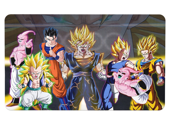 Une image de Son Goku, Vegeta, Gohan, Trunks, Goten et Majin Buu.,TA-302887993X,TA-2213213852