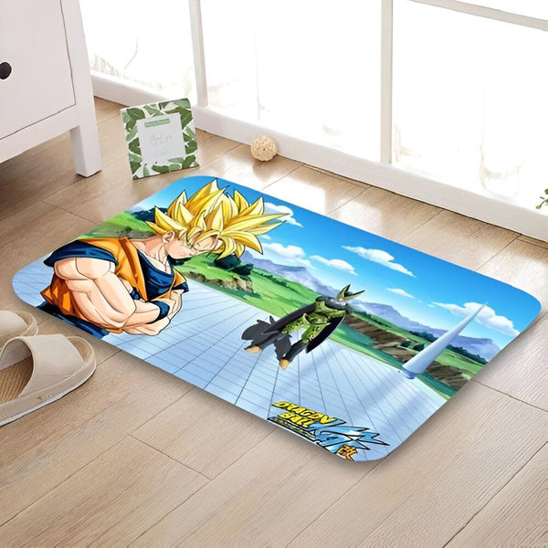 Une image de Son Goku et Cell dans un décor de Dragon Ball Z.,TA-4926522020,TA-7623656074