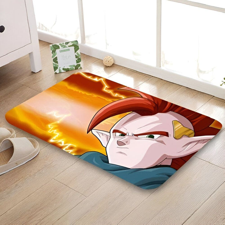 Tapis de sol en mousse à mémoire de forme, antidérapant, lavable en machine, pour chambre à coucher, salon, salle de bain, enfant, garçon, Dragon Ball Z, Sangoku,TA-8368931223,TA-6883239332
