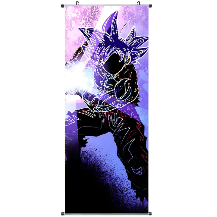 L'image représente Son Goku, un personnage de la série animée Dragon Ball Z. Il est représenté en train de charger une attaque énergétique.,TO-522206526X