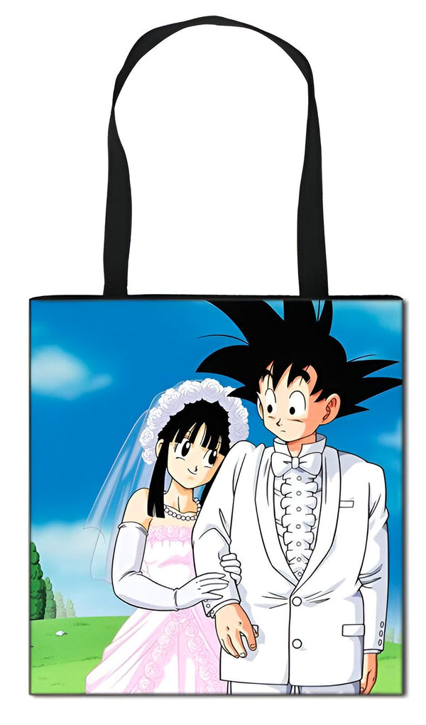 Une image de Son Goku et de Chichi le jour de leur mariage.,TO-6639403137