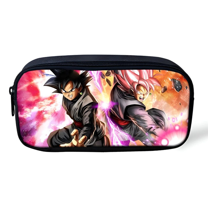 Une trousse scolaire Dragon Ball Z avec Goku et Vegeta en Super Saiyan Rosé.,TR-3549470649