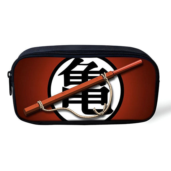 Une trousse d'écolier noire avec une image de Goku, un personnage de Dragon Ball Z.,TR-9218450581