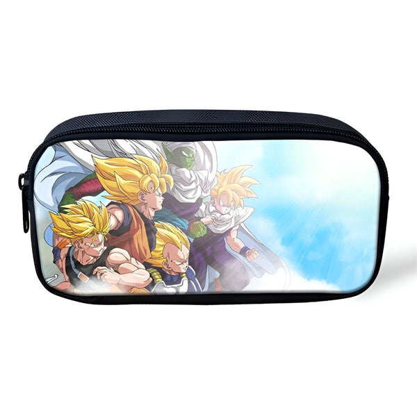 Une trousse noire avec une image de Son Goku, Vegeta, Piccolo et Gohan.,TR-2403701351