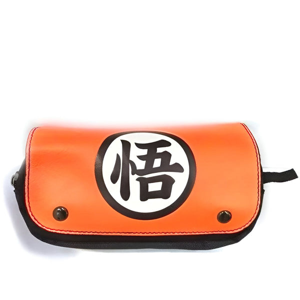 Une trousse orange avec le symbole de Goku, un personnage de Dragon Ball Z.,TR-3504532432