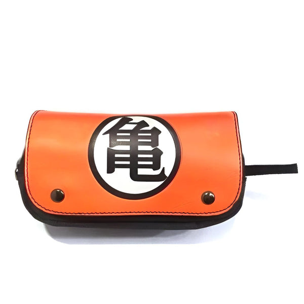 Une trousse orange avec le symbole de Tortue Géniale de Dragon Ball Z,TR-9083462587