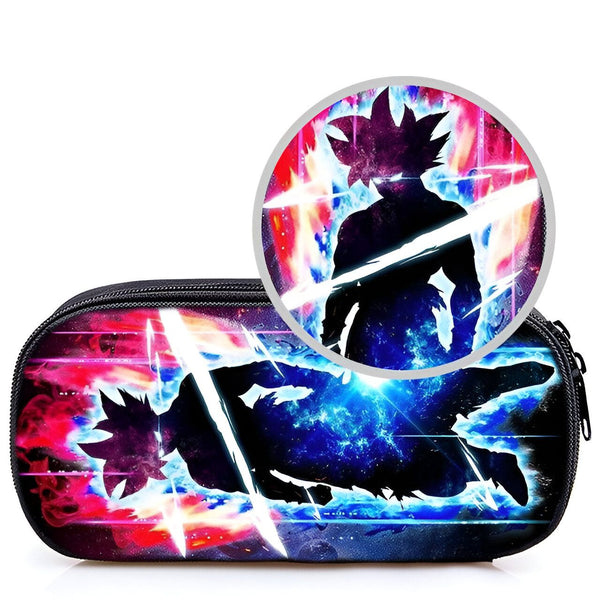 Une trousse scolaire Dragon Ball Z avec Son Goku en train de combattre.,TR-3890362869