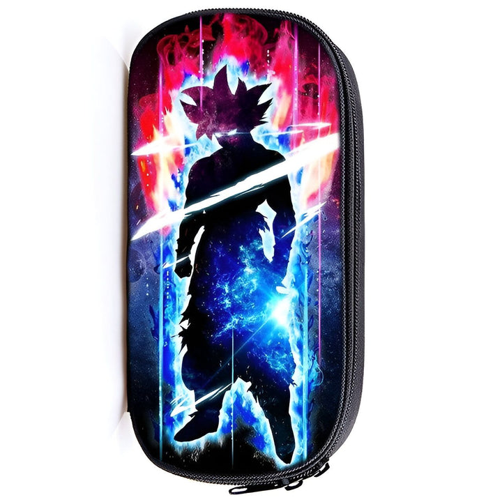Une trousse scolaire Dragon Ball Z avec Son Goku en Super Saiyan Blue.,TR-3890362869