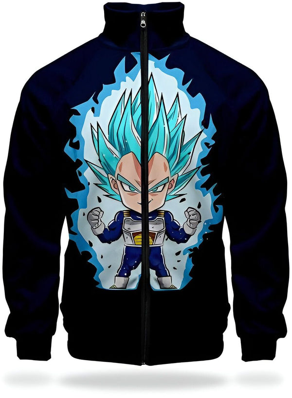 Une veste bleue avec une image de Vegeta, un personnage de Dragon Ball Z.,VE-1109441134,VE-9525798127,VE-3375730535,VE-3113886139,VE-261449318X,VE-1986047954,VE-3787970304,VE-2537667808